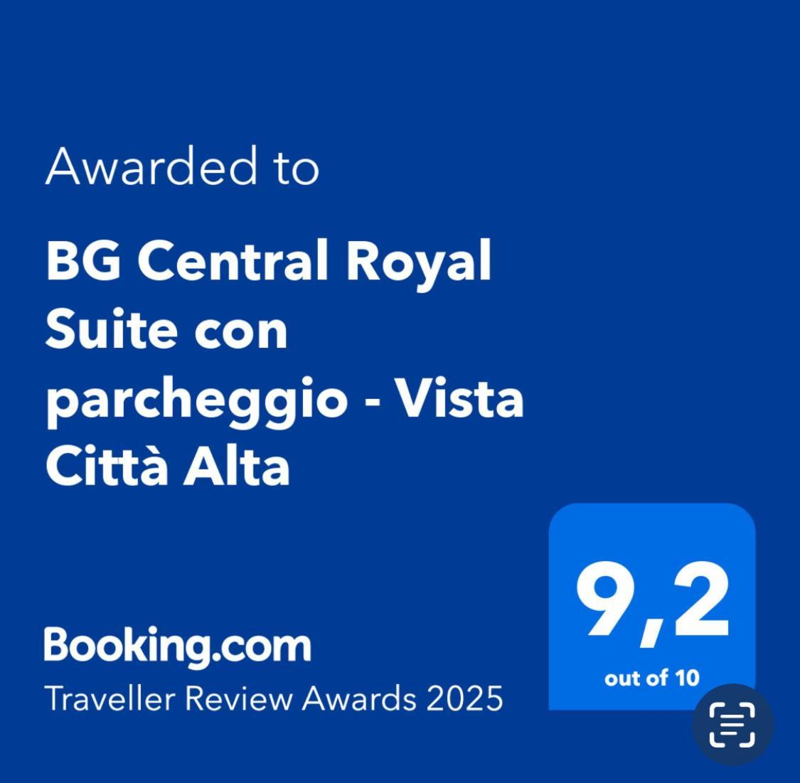 Bg Central Royal Suite Con Parcheggio - Vista Citta Alta Bergamo Bagian luar foto